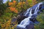 Photo: Scenic Autumn Waterfall Quebec