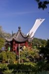 Photo: Chinese Garden Pavilion Montreal Tower Quebec Canada