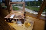Photo: Cigars Brandy Rifflin Hitch Lodge Labrador