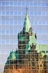 Photo: Confederation Building Reflections Ottawa City Ontario