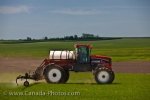 Photo: Farming Crop Spraying Rockglen Southern Saskatchewan Canada