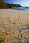 Photo: Katherine Cove Beach Footprints Lake Superior Ontario