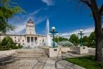 Photo: Legislative Building Manitoba Plaza Fountain Winnipeg City