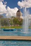 Photo: Memorial Park Fountain Legislative Building Winnipeg City