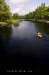 Photo: Mersey River Kayaker Nova Scotia Canada