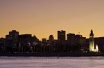 Photo: Montreal Skyline Sunset St Lawrence River