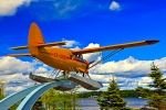 Photo: Norseman Aircraft Sits On Pedestal Red Lake
