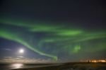 Photo: Northern Lights Show Hudson Bay Churchill