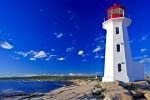 Photo: Peggys Cove Lighthouse Coastline Nova Scotia Canada