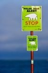 Photo: Polar Bear Sign Hudson Bay Manitoba