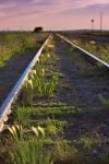 Photo: Prairie Landscape Railway Tracks Morse Saskatchewan