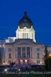 Photo: Saskatchewan Legislative Building Dusk Lights Regina City