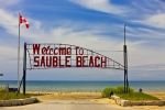 Photo: Sauble Beach Welcome Sign Lake Huron Ontario