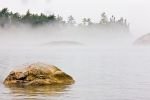 Photo: Fog Sinclair Cove Lake Superior