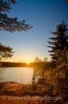 Photo: Sunset Scenery George Lake Killarney Provincial Park Ontario