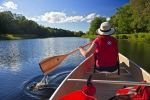 Photo: Tourist Canoeing Mersey River Kejimkujik National Park