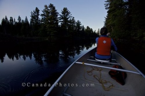 Photo: Algonquin Provincial Park River Canoe Ontario Canada