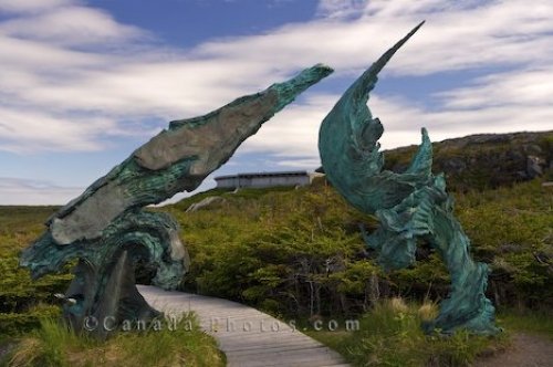 Photo: Bronze Sculpture Picture L Anse Aux Meadows Newfoundland