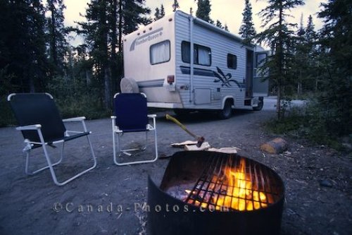 Photo: Campground Yukon Territory