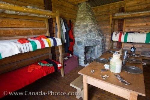Photo: Saskatchewan Fur Trading Living Quarters Last Mountain House Provincial Park