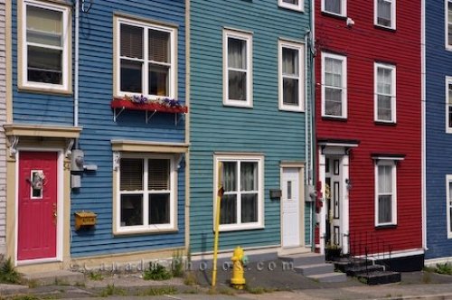 Photo: Colorful Homes Jelly Bean Row St Johns Newfoundland