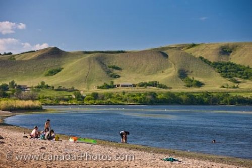 Photo: Holidaymakers At Echo Lake Saskatchewan