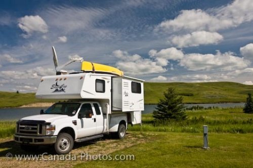 Photo: Firerock Campground Camper Elkwater Lake Alberta