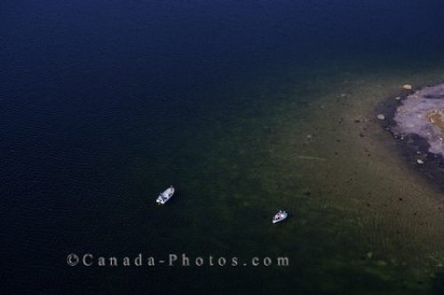 Photo: Fishing Boats Aerial Southern Labrador