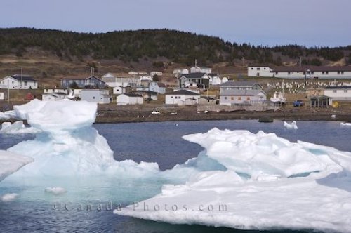Photo: Fishing Town Pack Ice Newfoundland Canada