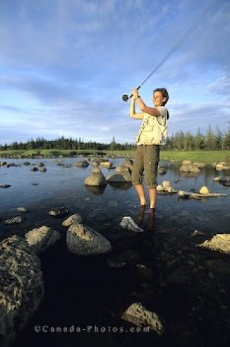 Photo: Woman Fly Fishing