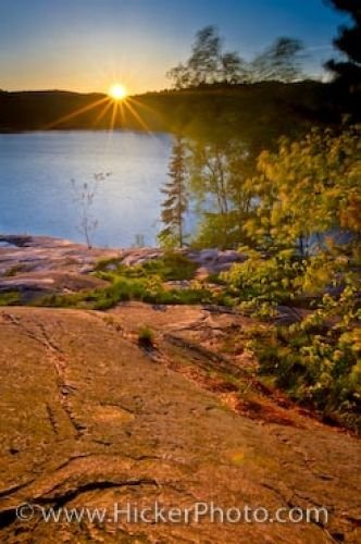 Photo: George Lake Sunset Killarney Provincial Park Ontario