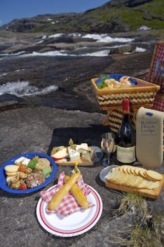 Photo: Gourmet Picnic Lunch Mealy Mountains Labrador