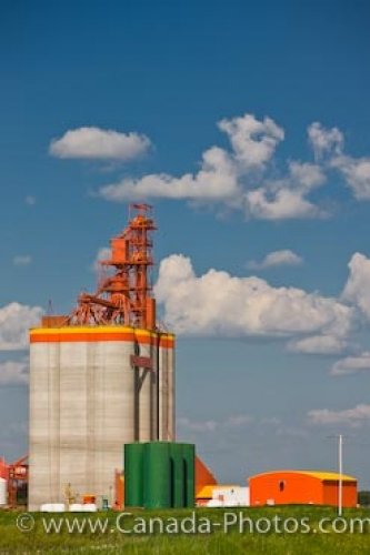 Photo: Grain Elevator In Qu Appelle Valley Saskatchewan