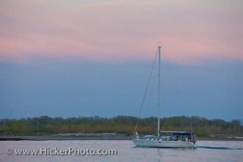 Photo: Lake Ontario Sunset Sailboat Toronto Ontario