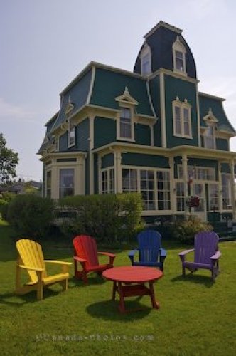 Photo: Locke Homestead With Lawn Furniture Lockeport Nova Scotia