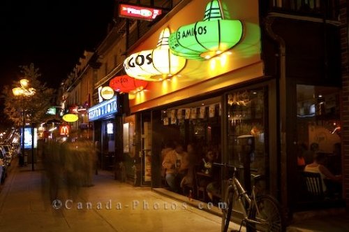 Photo: Montreal Restaurants Historic Street