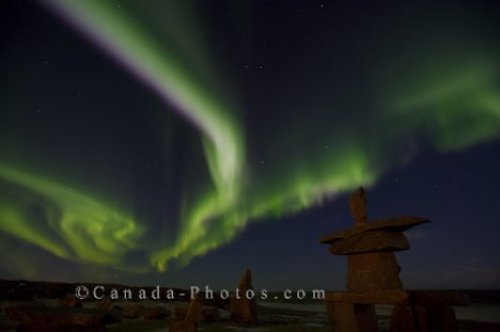 Photo: Northern Lights Display Hudson Bay Manitoba