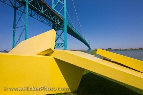 Photo: Odette Park Sculpture Bridge Picture Windsor Ontario