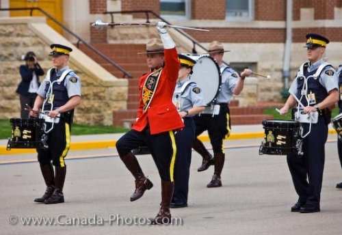 Photo: Procession Leader RCMP Academy Parade Regina Saskatchewan