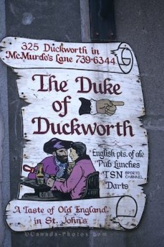 Photo: The Duke of Duckworth Pub Sign St Johns