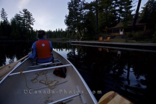 Photo: River Canoeing Scenery Ontario Canada