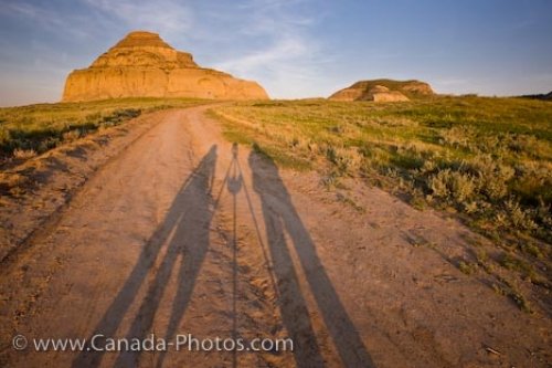 Photo: Shadows On Road To Castle Butte