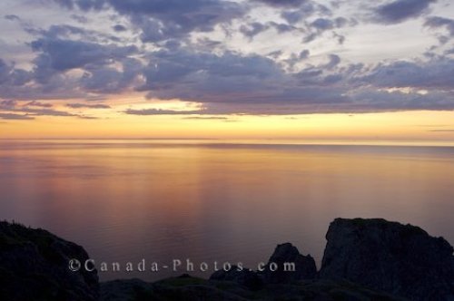 Photo: Sunset Water Reflections Twillingate Newfoundland