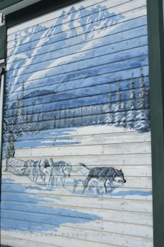 Photo: Wall Mural Dawson City Yukon