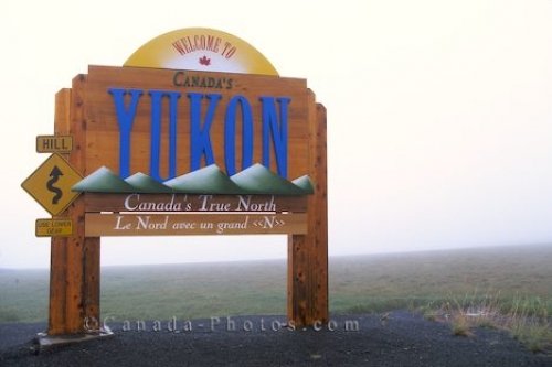Photo: Yukon Welcome Sign