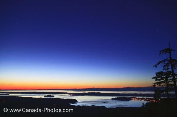 Photo: Night Sky Broughton Strait Northern Vancouver Island