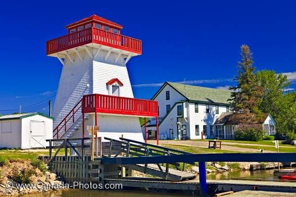 Photo: Gull Harbour Marina Lighthouse Lake Winnipeg