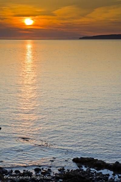 Photo: Minas Channel Sunset Nova Scotia