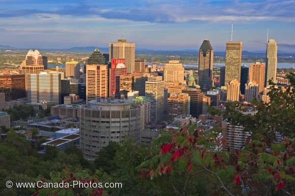 Photo: Montreal City Sunset Quebec Canada