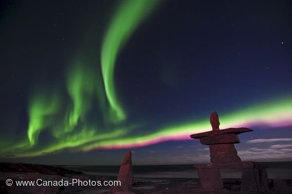 Photo: Northern Lights Inukshuk Churchill Manitoba